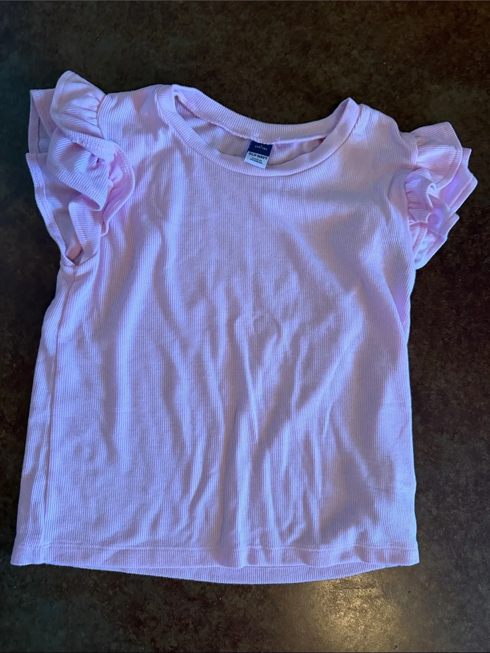 Old Navy Girls Short Sleeve Ruffle Tees & cloud motion tank YL (10-12) Like New